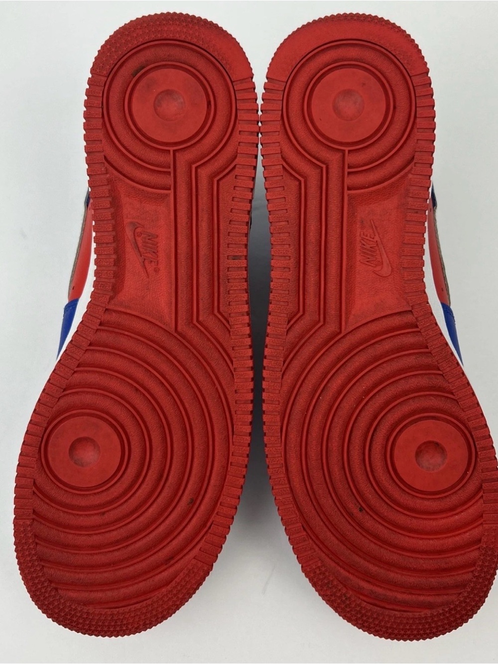 NIKE Air Force 1 Low Men’s 12 Women’s 13.5 Custom CT 7875-994 Red/White/ Blue - Picture 5 of 7